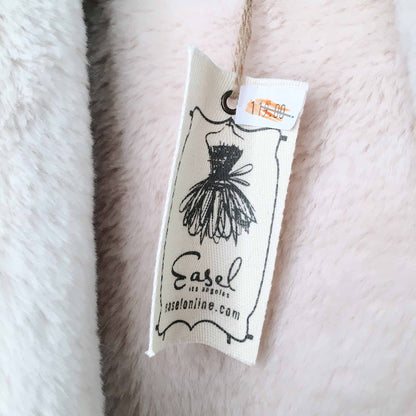 Easel faux fur corduroy waterfall vest - size Large