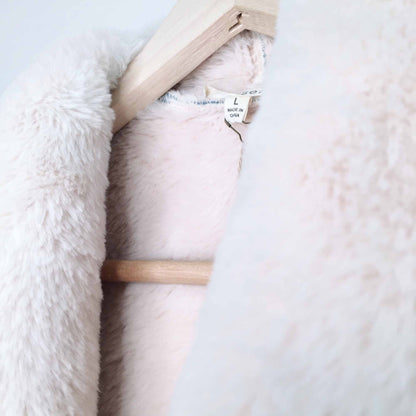 Easel faux fur corduroy waterfall vest - size Large