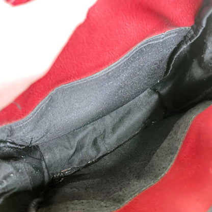 via roma small red vegan leather backpack