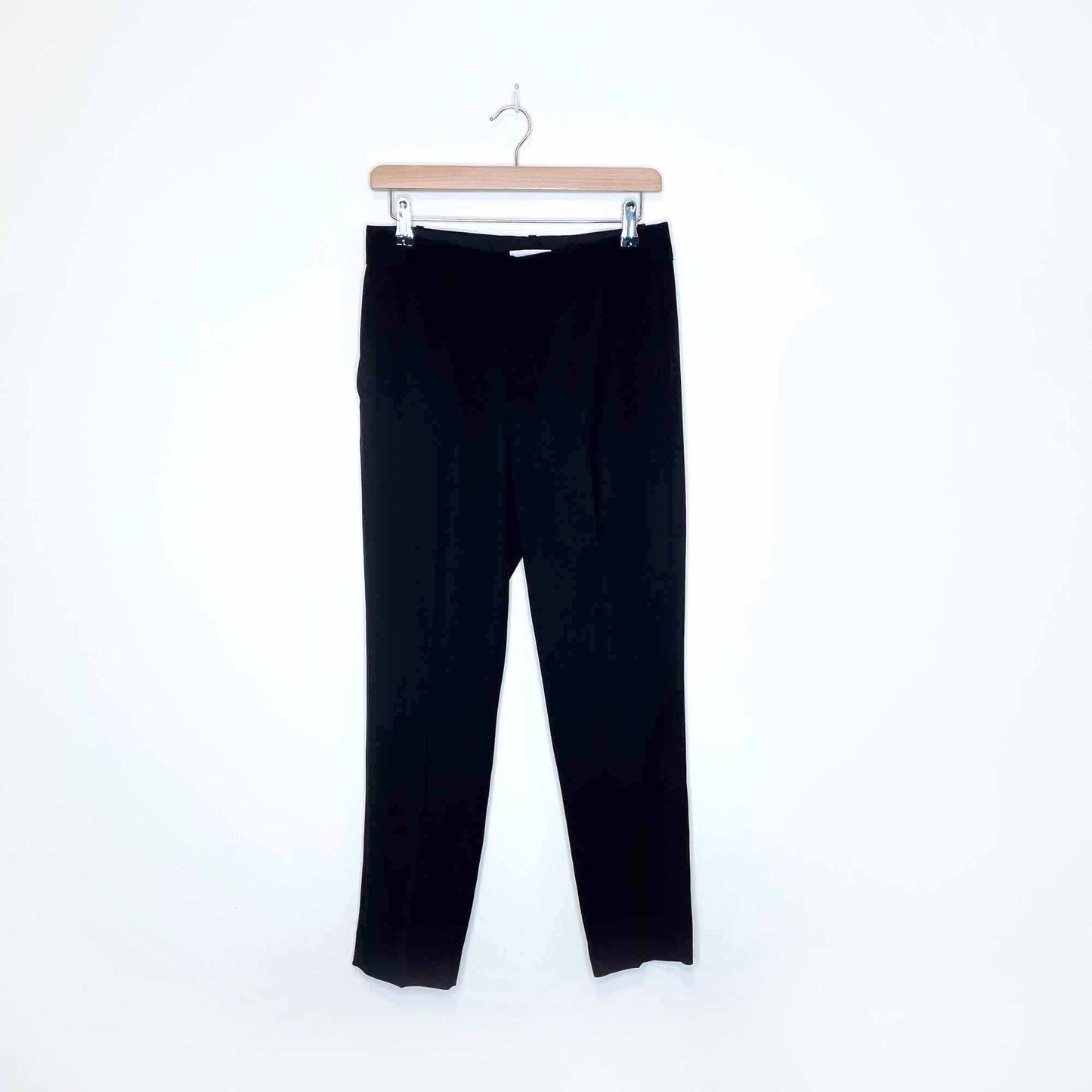 vince black tapered trousers in japanese crepe VR68621640 - size 4