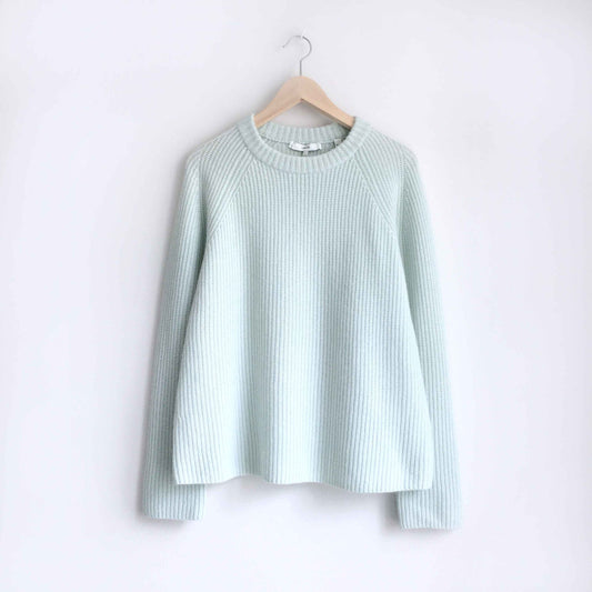 Vince 100% cashmere shaker rib pullover - size Large