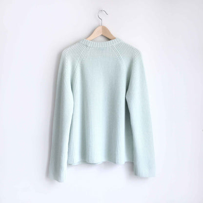 Vince 100% cashmere shaker rib pullover - size Large