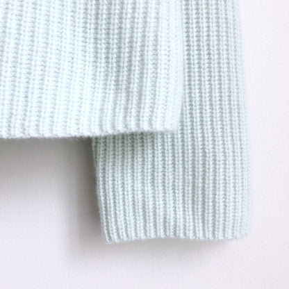 Vince 100% cashmere shaker rib pullover - size Large