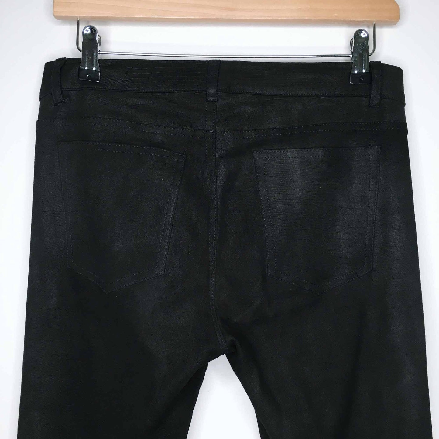 Vince snake-printed coated skinny jeans - size 4