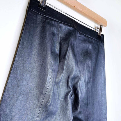 nwt vince leather stitch back leggings - size xs