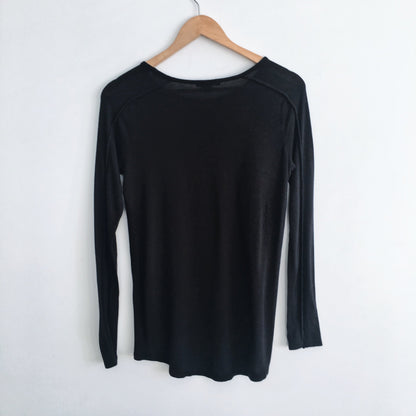 Vince Long Sleeve Jersey Tee - size Small