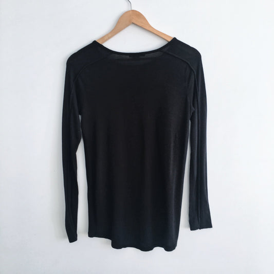 Vince Long Sleeve Jersey Tee - size Small