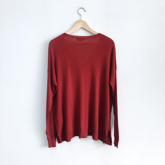 Vince Claret Silk-Cashmere Sweater - size Medium