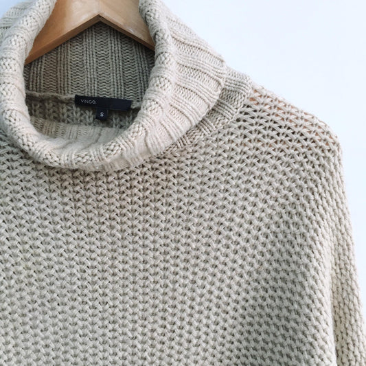 Vince Wool Chunky Turtleneck - size Small