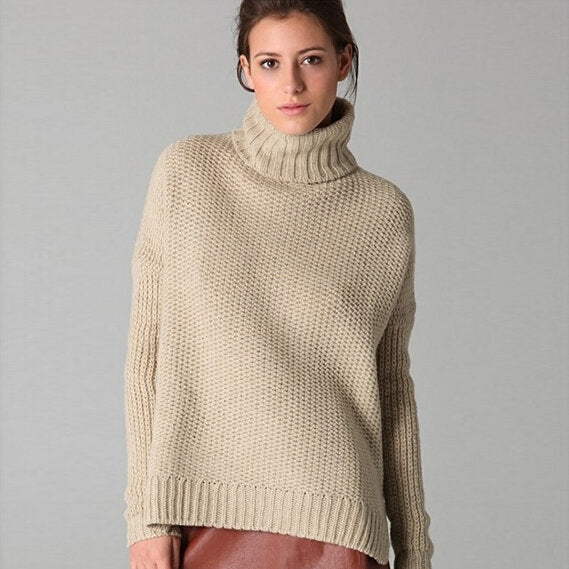 Vince Wool Chunky Turtleneck - size Small