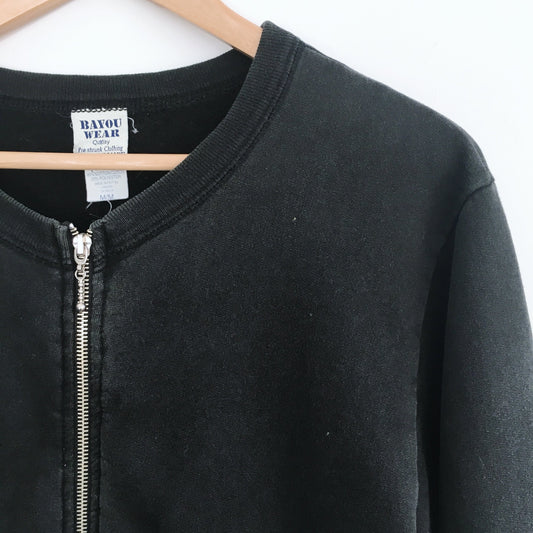 Vintage Bayou Wear Zip-up Sweatshirt - size Medium