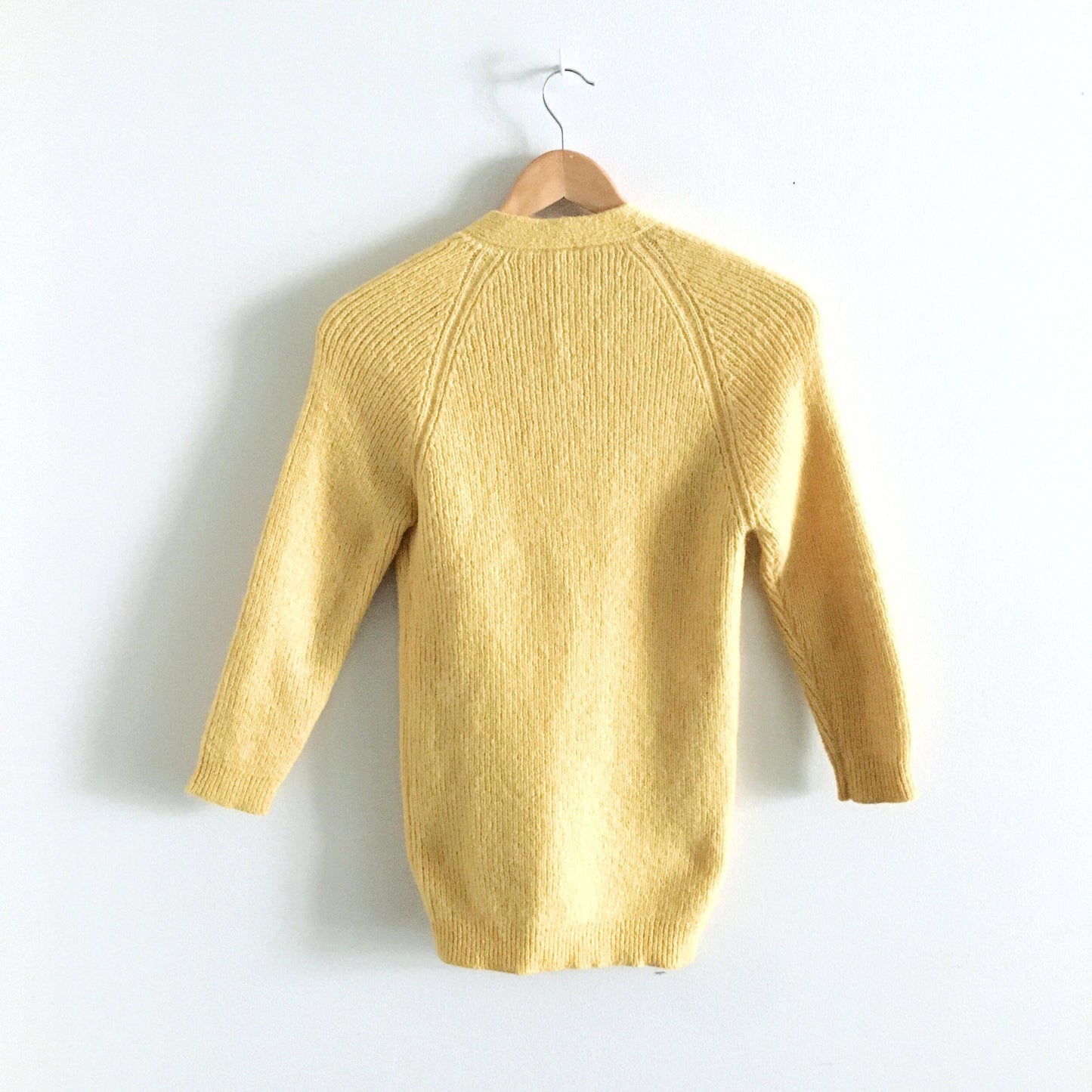 Vintage yellow cardigan - size xs