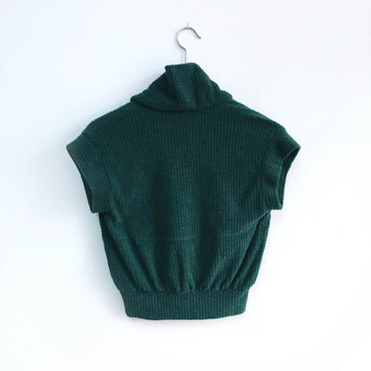 Vintage green crop top - size 42