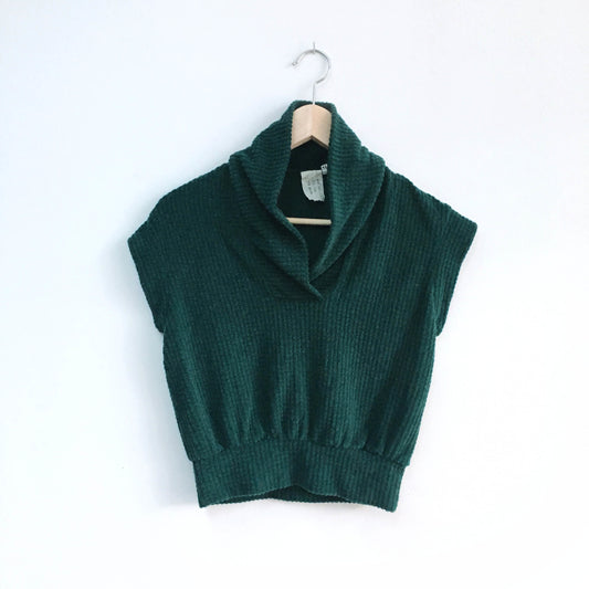 Vintage green crop top - size 42