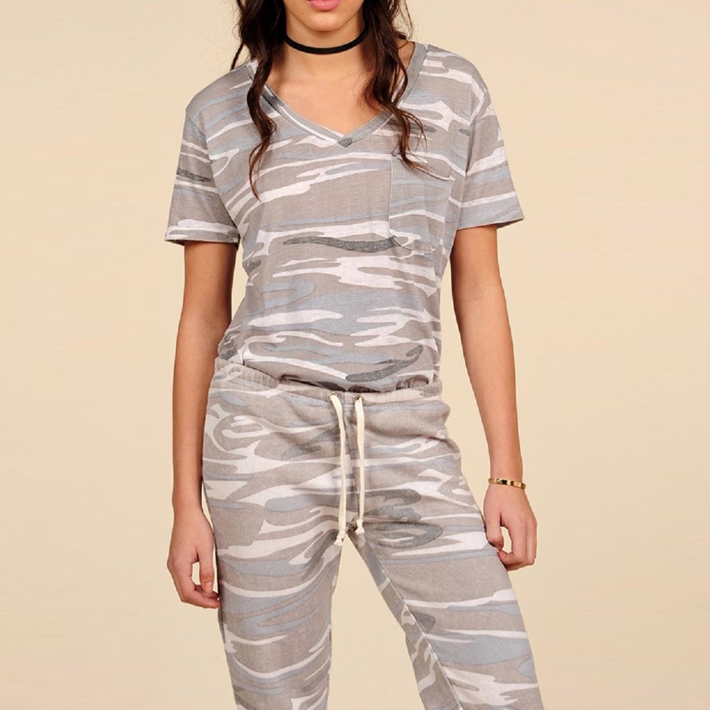 Vintage Havana Camo Pocket Tee - size Small