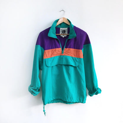 Vintage DASH Packable Popover Jacket - size Small