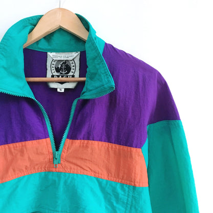 Vintage DASH Packable Popover Jacket - size Small