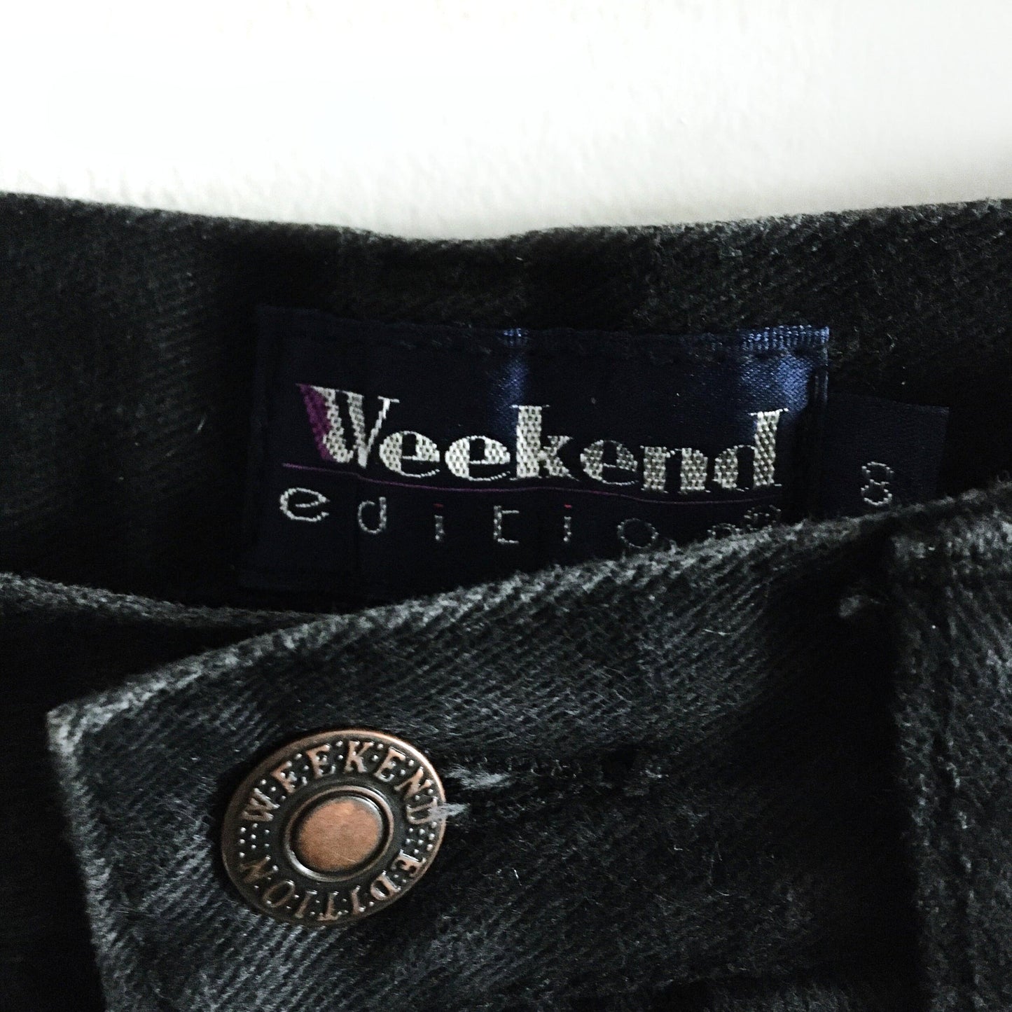 Vintage Weekend Edition tapered mom jeans - size 8