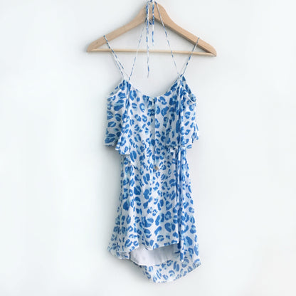 Vix by Paula Hermanny Leopard Beach Dress - size Medium