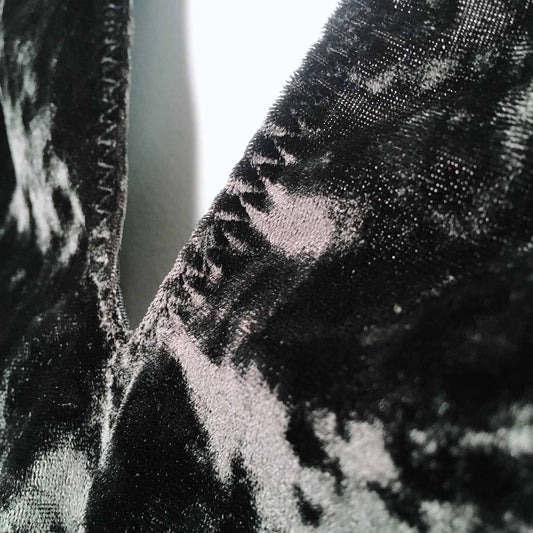 Victoria's Secret plunging v thong velvet bodysuit - size xs