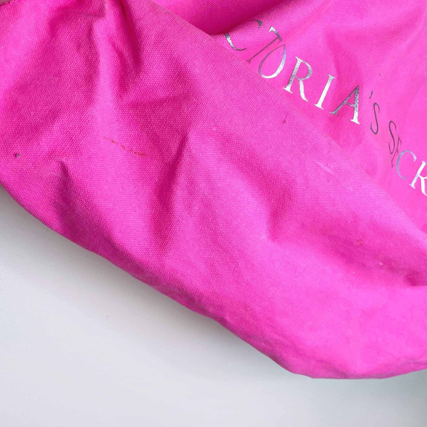 victoria's secret neon pink duffel gym bag