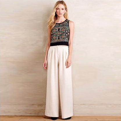 Vanessa Virginia Barbera embroidered crop - size Medium