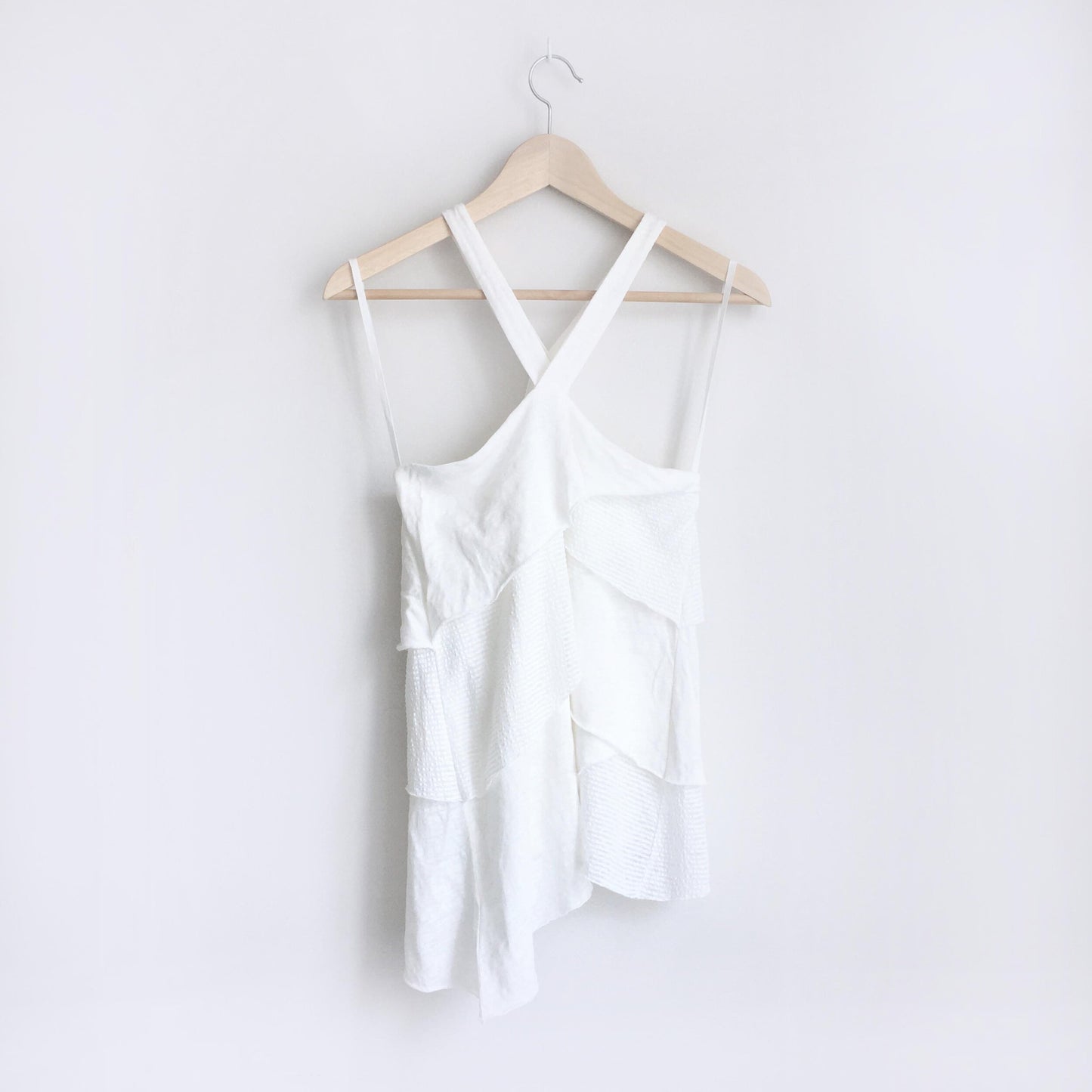 Vanessa Virginia petals linen halter - size xs