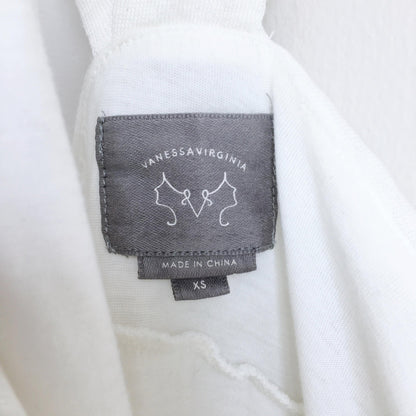 Vanessa Virginia petals linen halter - size xs