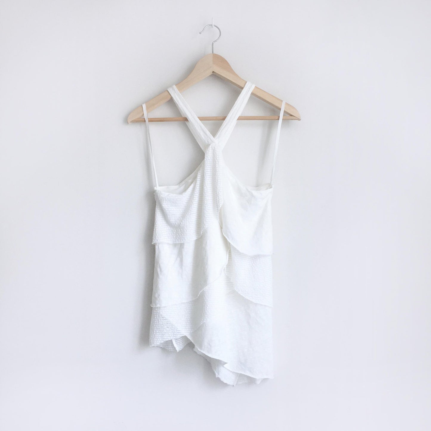 Vanessa Virginia petals linen halter - size xs