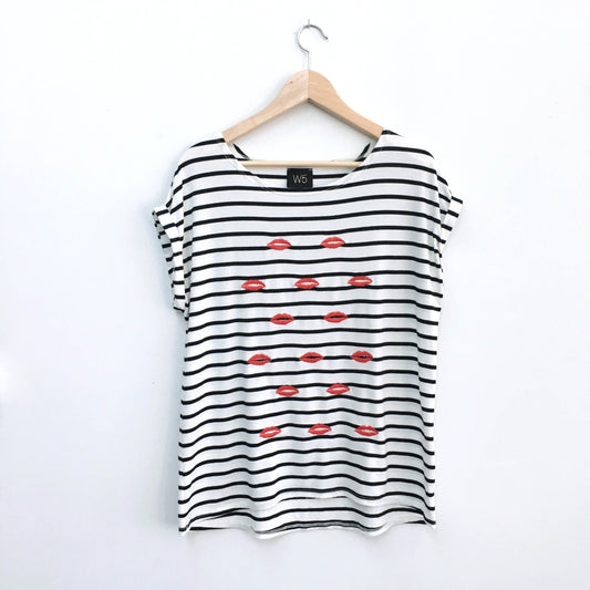 W5 Concepts Anthroplogie striped tee - size Medium