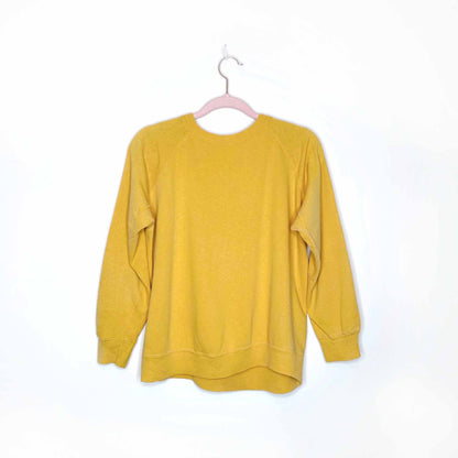 vintage 70's rare walt disney world gusset sweatshirt - size small