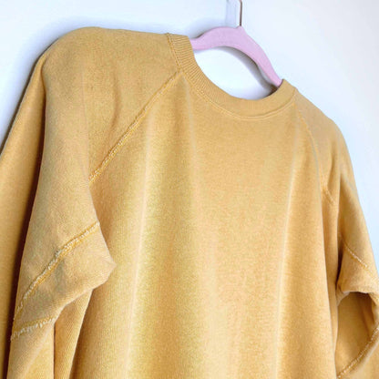 vintage 70's rare walt disney world gusset sweatshirt - size small