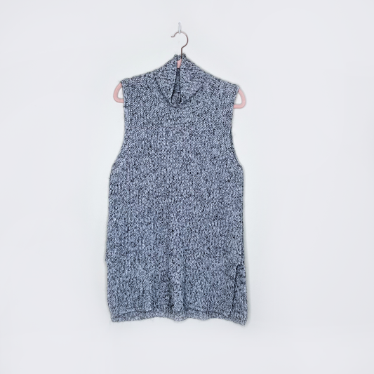t by alexander wang marled sleeveless turtleneck tunic - size small