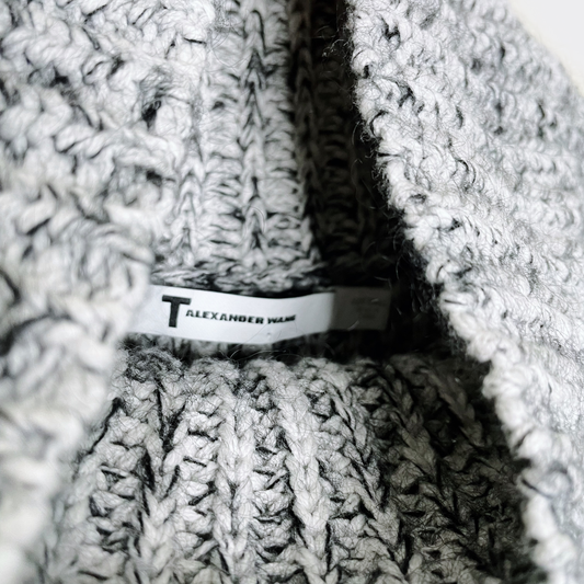 t by alexander wang marled sleeveless turtleneck tunic - size small