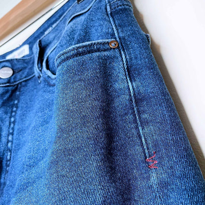 warp + weft nice cote high rise wide leg jeans - size 29