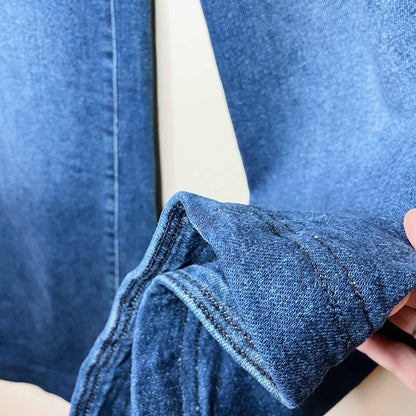 warp + weft nice cote high rise wide leg jeans - size 29