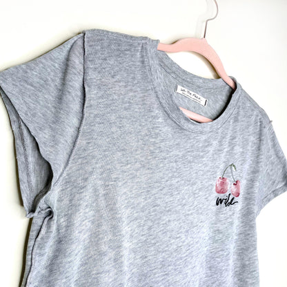 we the free wild cherry tee - size small