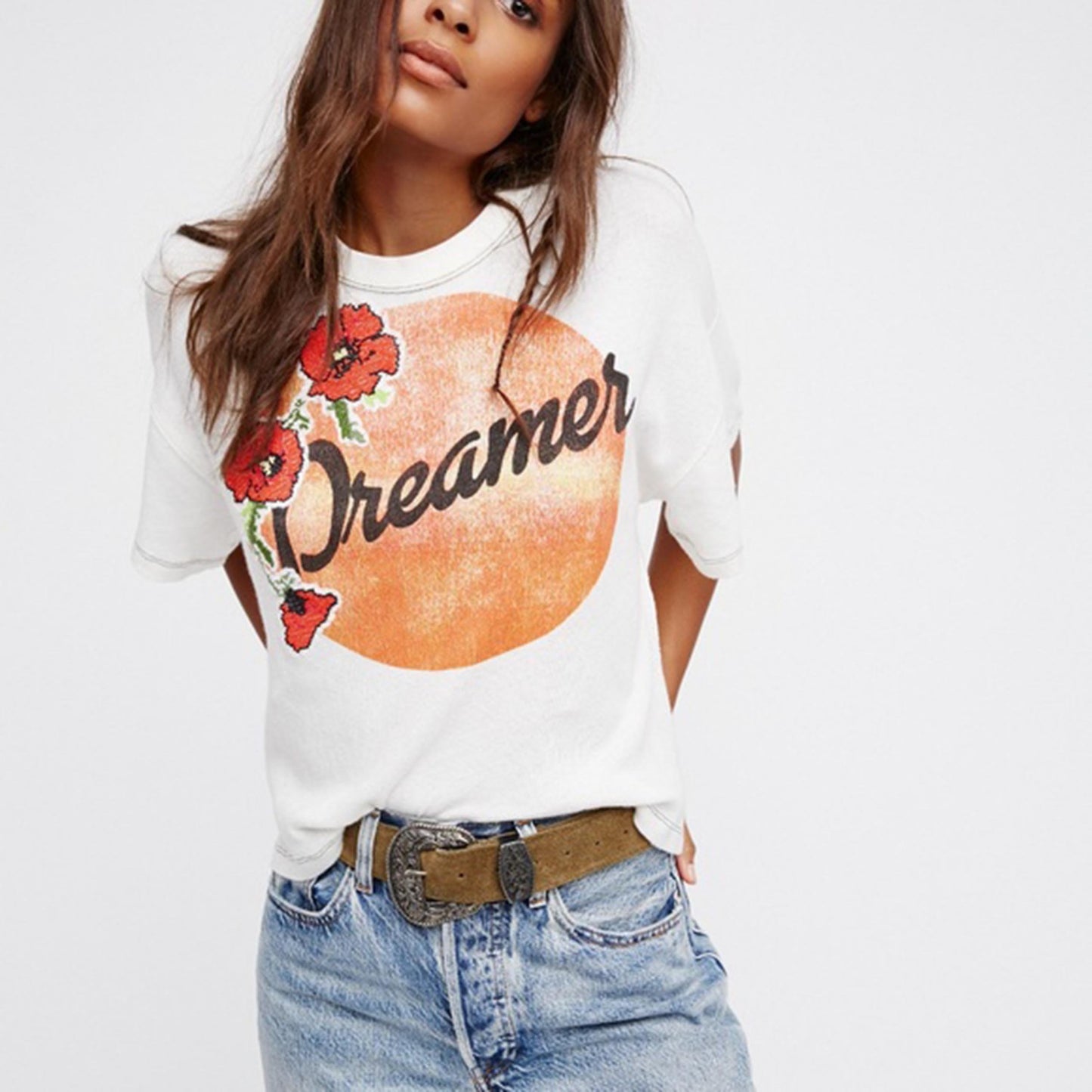 we the free oversized dreamer tee - size xs