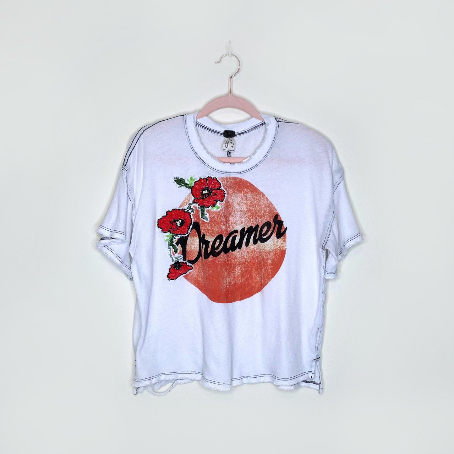 we the free oversized dreamer tee - size xs