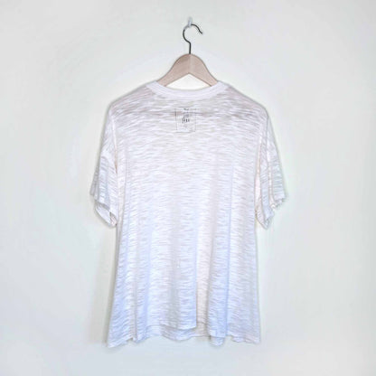 we the free marled v-neck oversized tee - size small