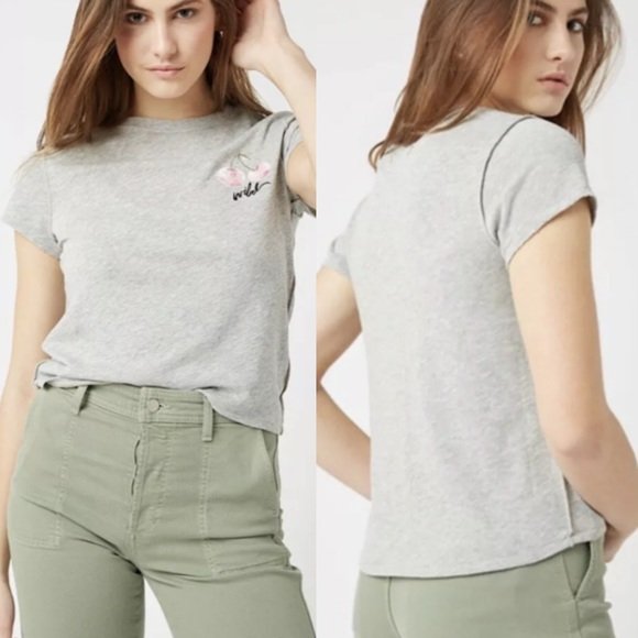 we the free wild cherry tee - size small