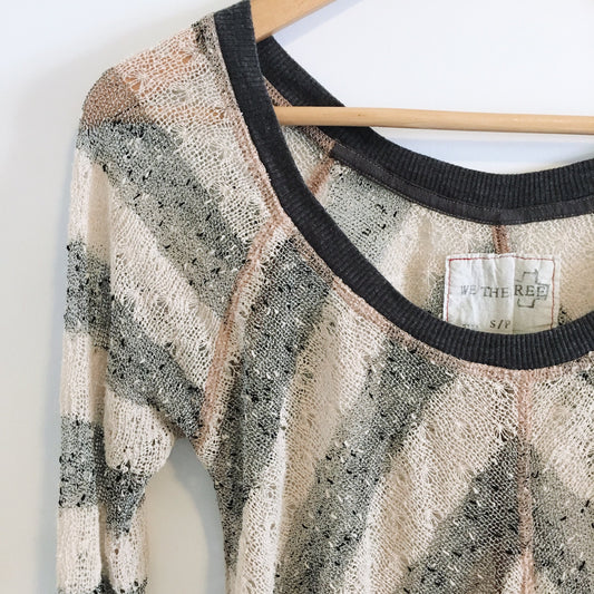 We the Free Chevron Knit Sweater - Size Small