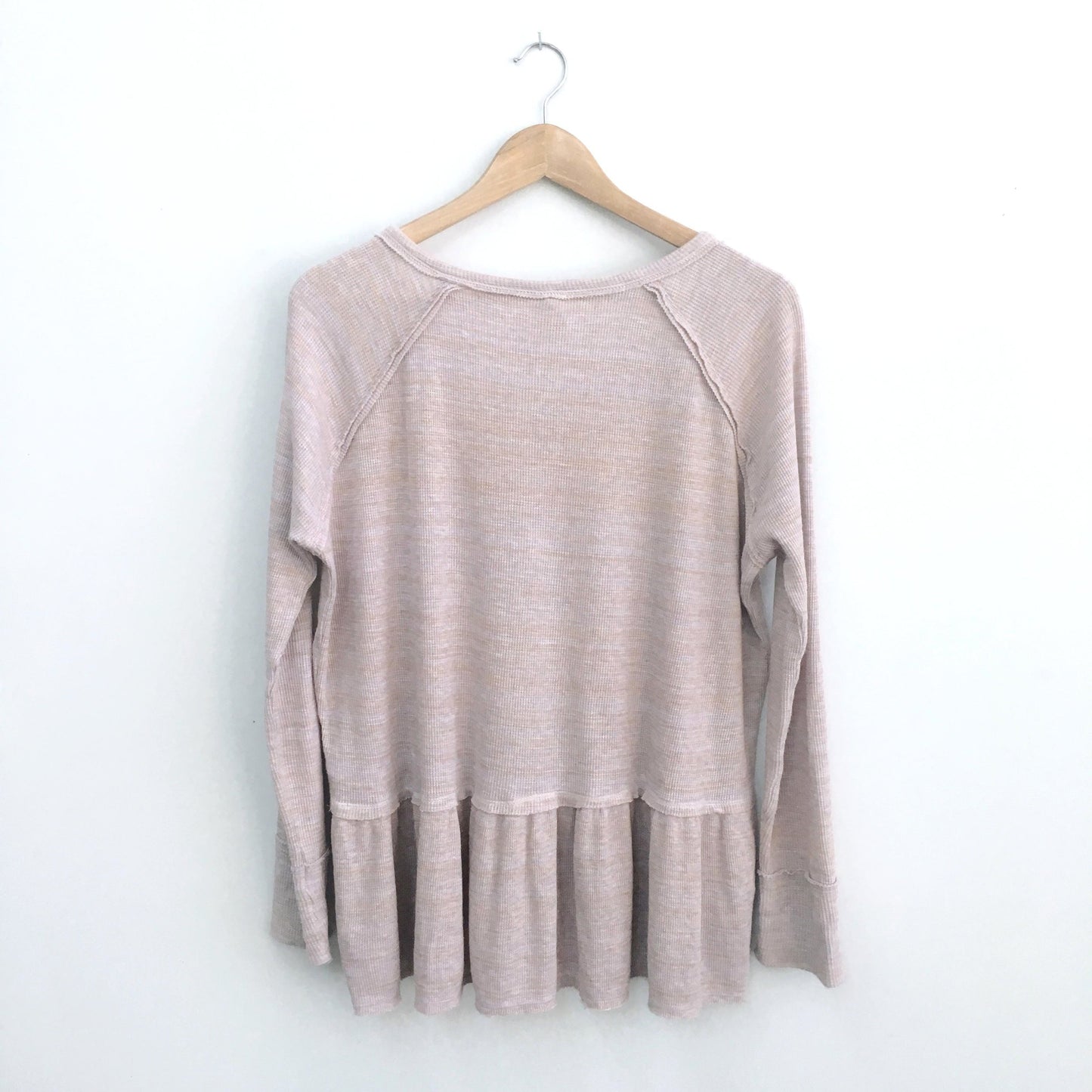 We the Free coastline peplum henley - size Small