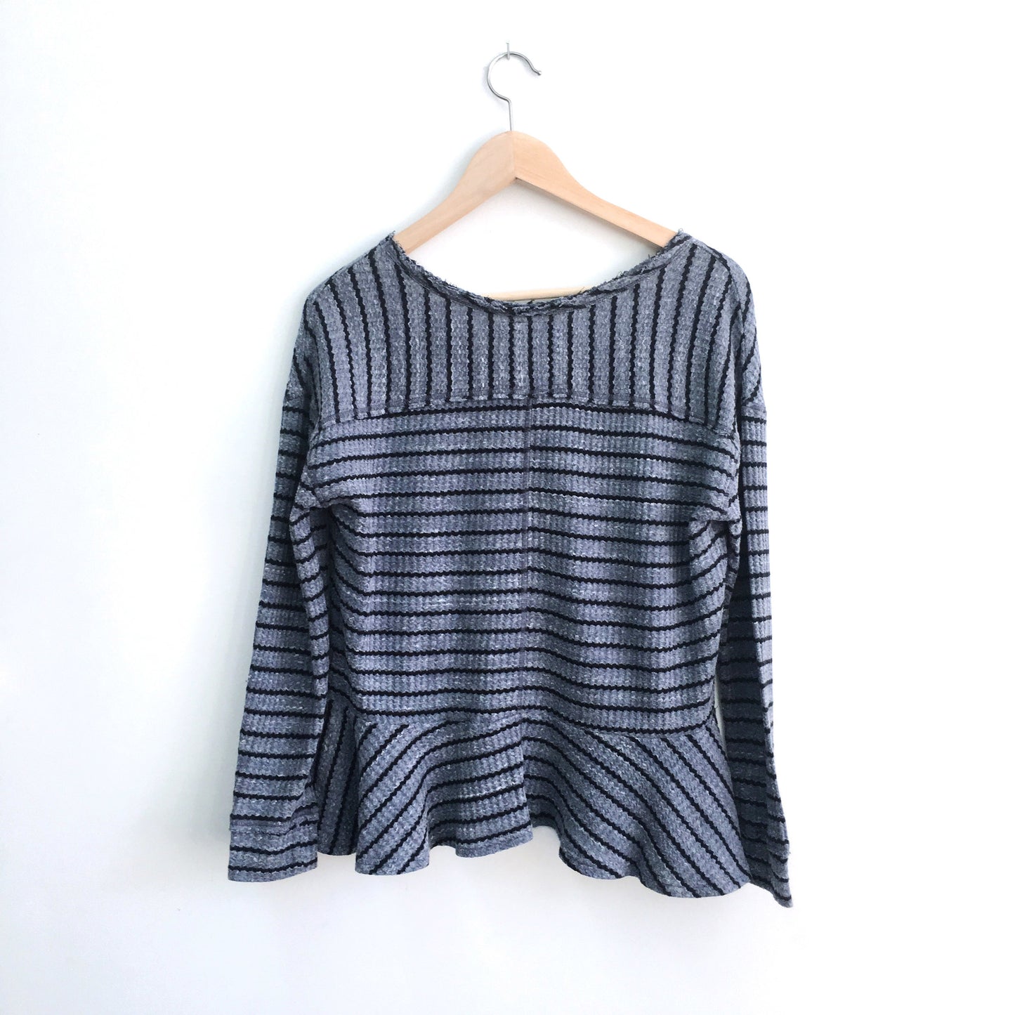 Free People Auntie Em Thermal Peplum - size Small