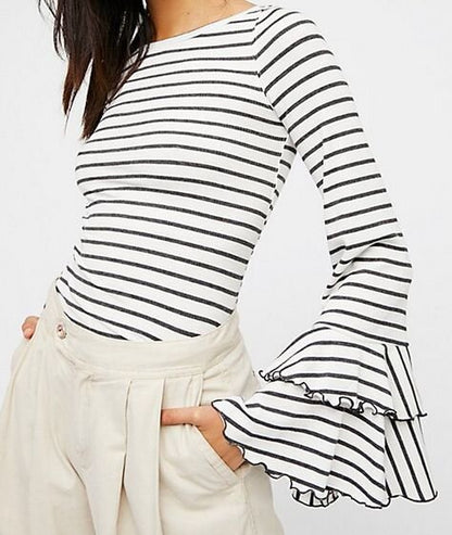 We the Free the good find ribbed long sleeve - size Small