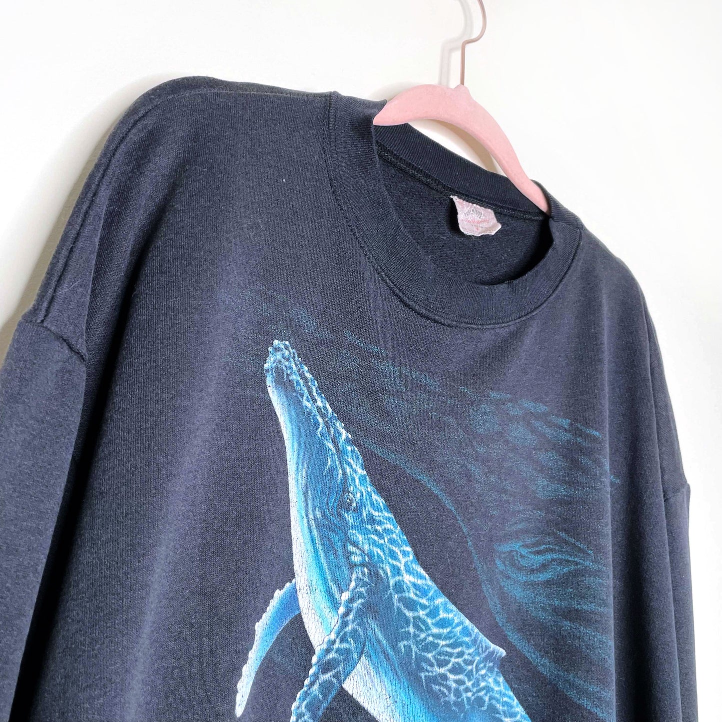 vintage harlequin NG teena houcke whale sweatshirt - size large