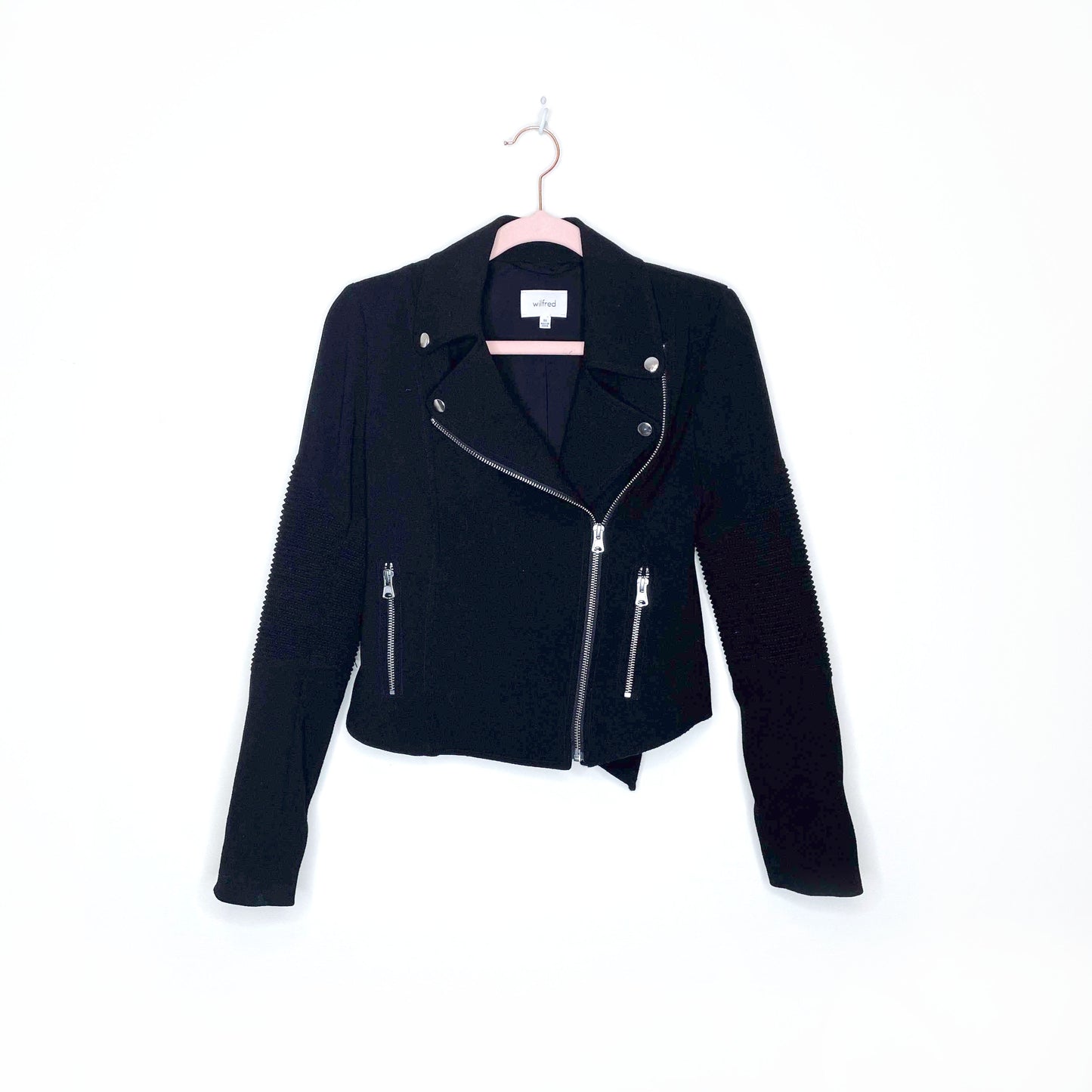 wilfred black montesson moto jacket - size 00