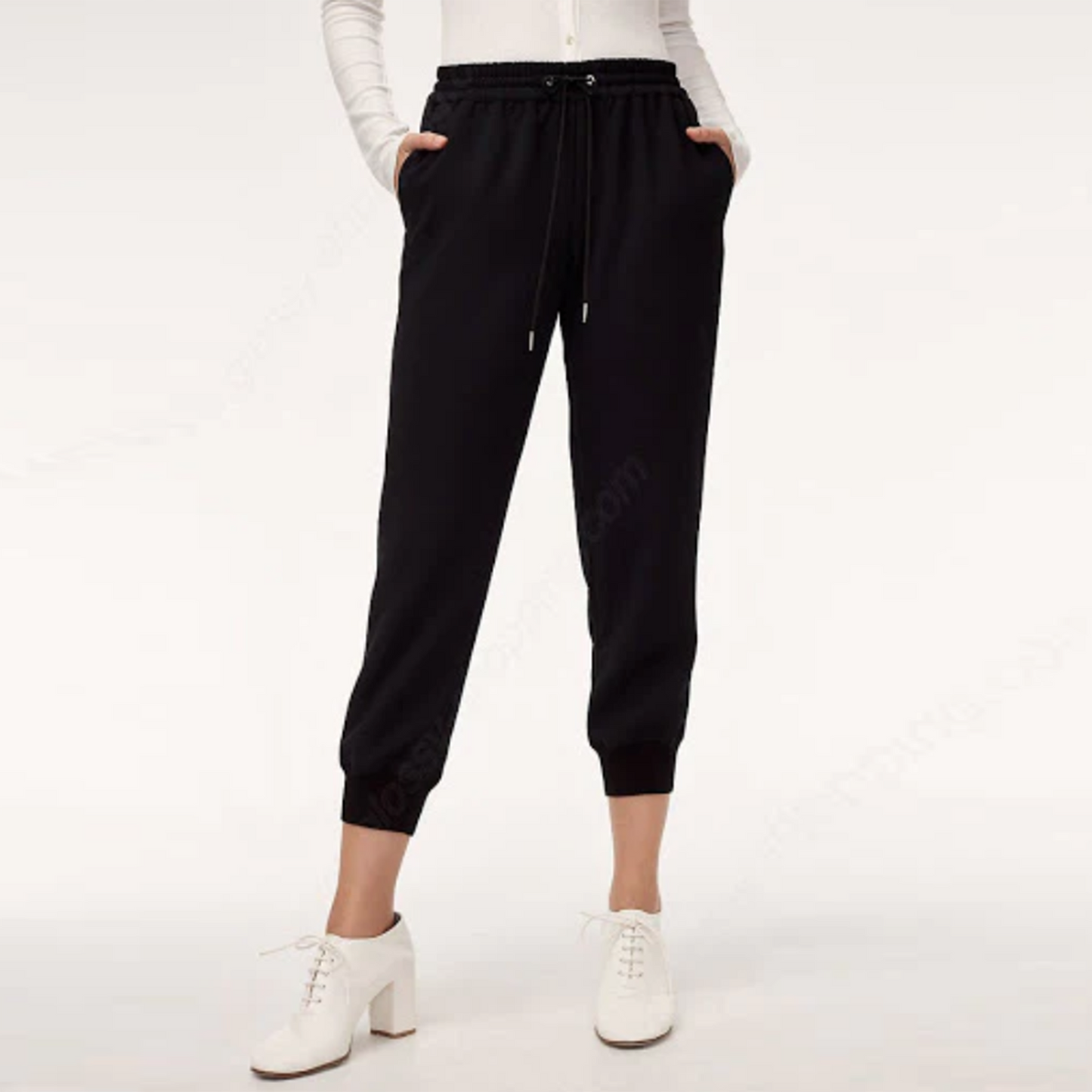 wilfred black buffon pants trouser joggers - size 10