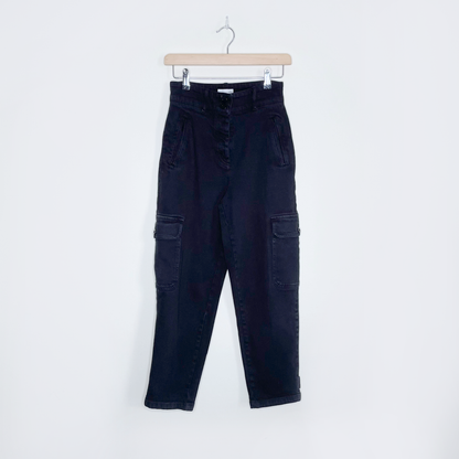 wilfred free black modern cargo pant - size 2