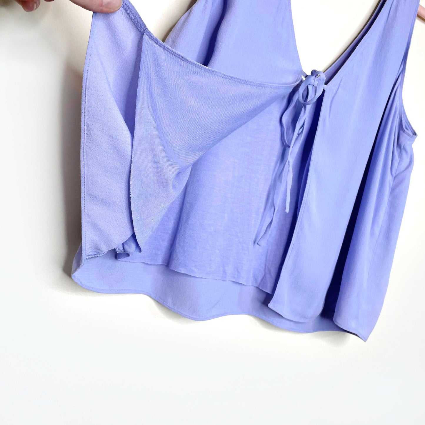 wilfred free kempner tie-back blouse - size small